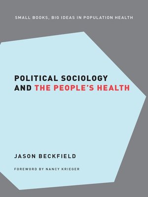 cover image of Political Sociology and the People's Health